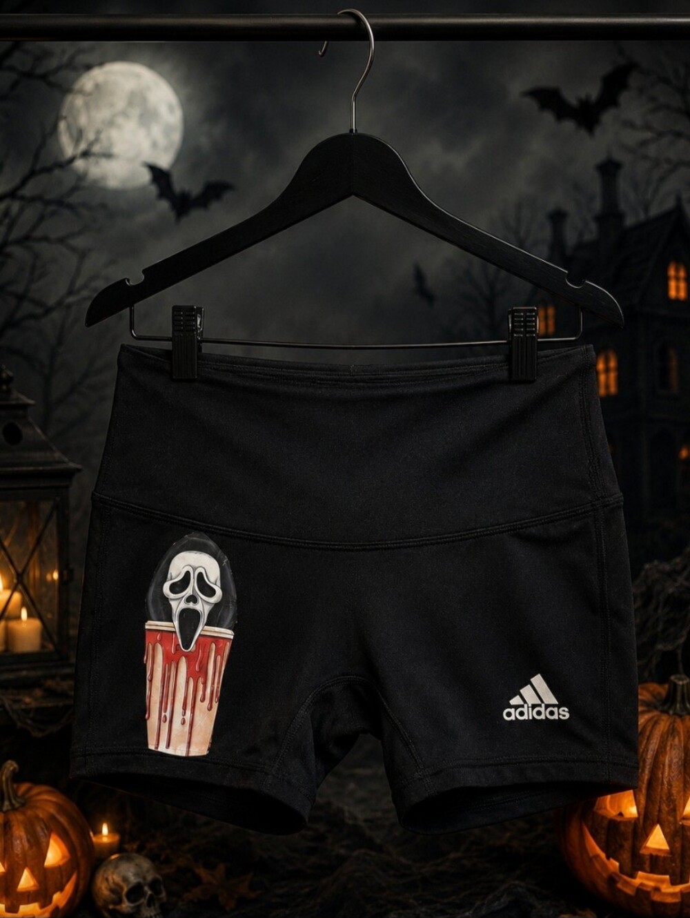 Horror Adidas shorts